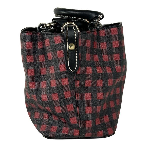 Dooney & Bourke Red/Black Checkered Bag - Picture 7 of 16